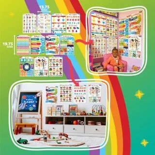 Explore inspiring toddler educational posters for classroom and playroom decor, enhancing learning experiences while brightening the environment.