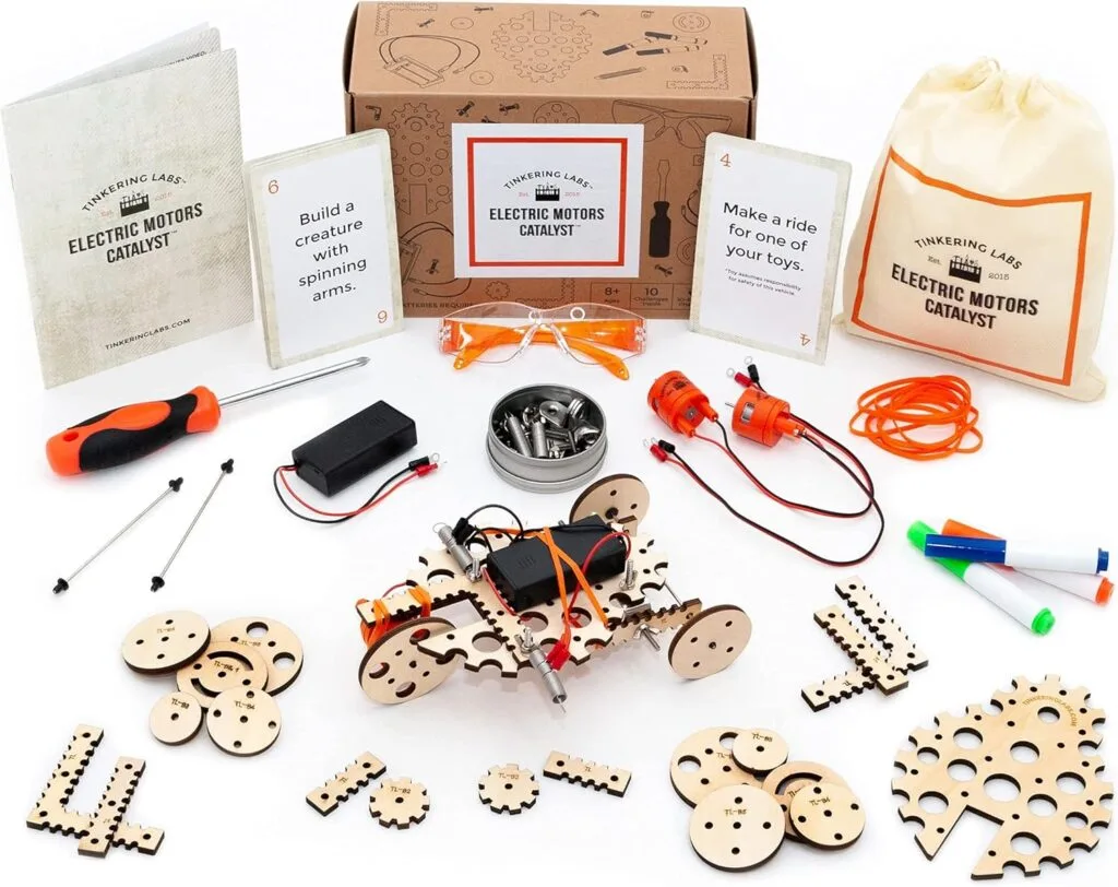 STEM Robotics Kit for Kids features 50 engaging educational projects designed by US scientists, perfect for hands-on learning and skill development.