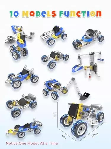 STEM Educational Science Toys for Boys Ages 5-8: Engaging Electric Building Kits for Fun and Learning