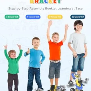 STEM Science Toys for Boys Ages 5-8: Discover educational fun with a 10-in-1 electric building kit, designed to inspire young engineers and inventors.