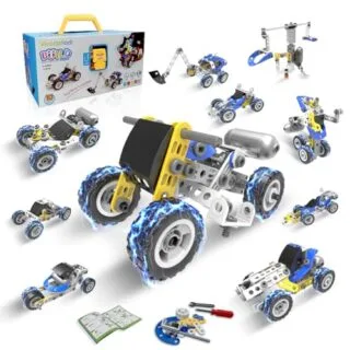 Engage young minds with STEM science toys: electric building kits ideal for boys and educators, designed for children aged 5-8 years.