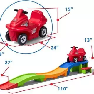 Exciting Toddler Roller Coaster Ride-On Toy ideal for both indoor and outdoor play; enhances motor skills and provides endless fun for young children.