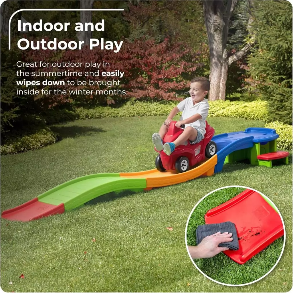 Indoor Outdoor Toddler Roller Coaster Push Car: Ideal for Fun Playtime, Encouraging Physical Activity and Imaginative Play for Young Children