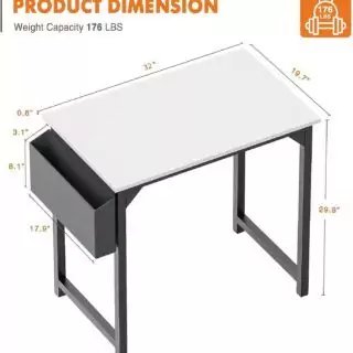 Compact 32-Inch Desk suitable for children and educators, perfect for enhancing productivity in both classroom and office environments.