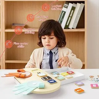 Enhance early learning with toddler math toys designed for homeschool education; finger counting tools promote fun, educational playtime.