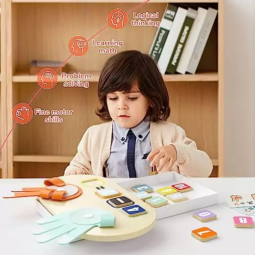 Enhance early learning with toddler math toys designed for homeschool education; finger counting tools promote fun, educational playtime.