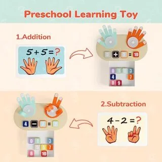 Toddler Math Toys: Engaging Finger Counting Tools for Early Childhood Learning and Cognitive Development