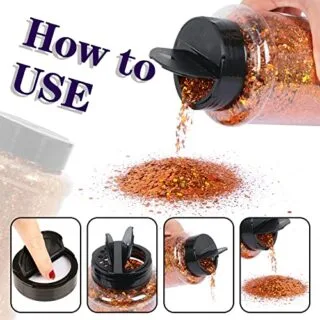 Emerald Green Holographic Chunky Glitter, perfect for enhancing resin crafts in classroom projects. Ideal for DIY enthusiasts seeking vibrant, eye-catching designs.