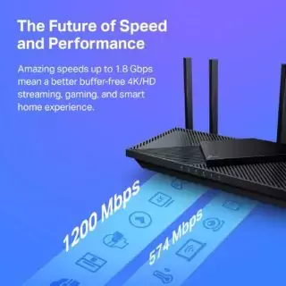 TP-Link Archer AX21 AX1800 WiFi 6 Dual Band Router offers high-speed connectivity ideal for educators seeking efficient and reliable online teaching tools.