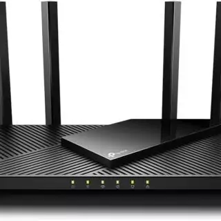 TP-Link Archer AX21 AX1800 WiFi 6 Router offers high-speed gigabit internet, ideal for educators needing reliable and fast connectivity.