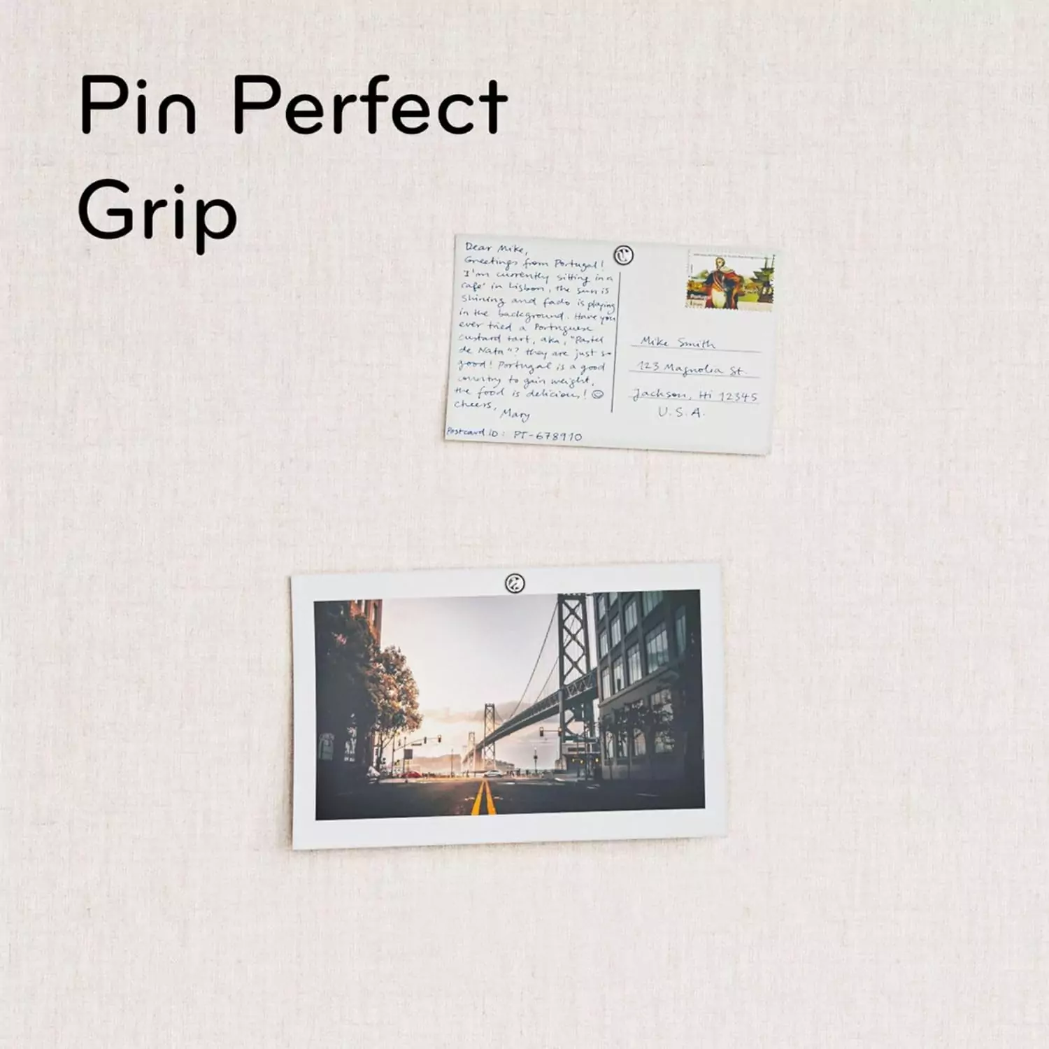 Farmhouse-style linen message board featuring a rustic white frame, perfect for enhancing classroom displays and organizing notes efficiently.