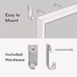 Rustic white-framed farmhouse message board with push pins, perfect for teachers to organize and display classroom notes and announcements.