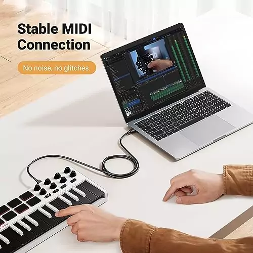 UGREEN 5ft USB A to B printer cable offers high-speed connectivity for HP, Canon, Brother, and Epson printers, perfect for educators seeking reliability.