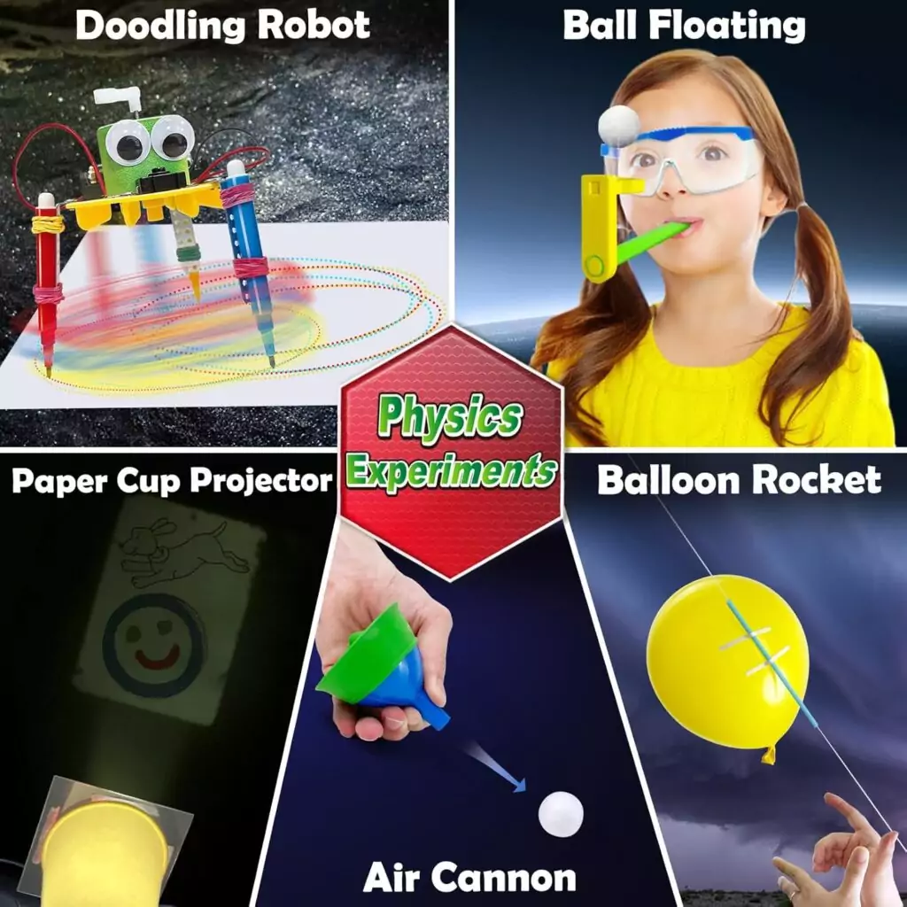 Explore STEM Kit with 150 engaging science experiments designed for kids and teachers, enhancing educational involvement and scientific curiosity.