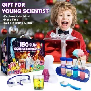 Explore the Unglinga Science Kits with 150 chemistry experiments, perfect for inspiring creative STEM learning and boosting young scientists' curiosity.