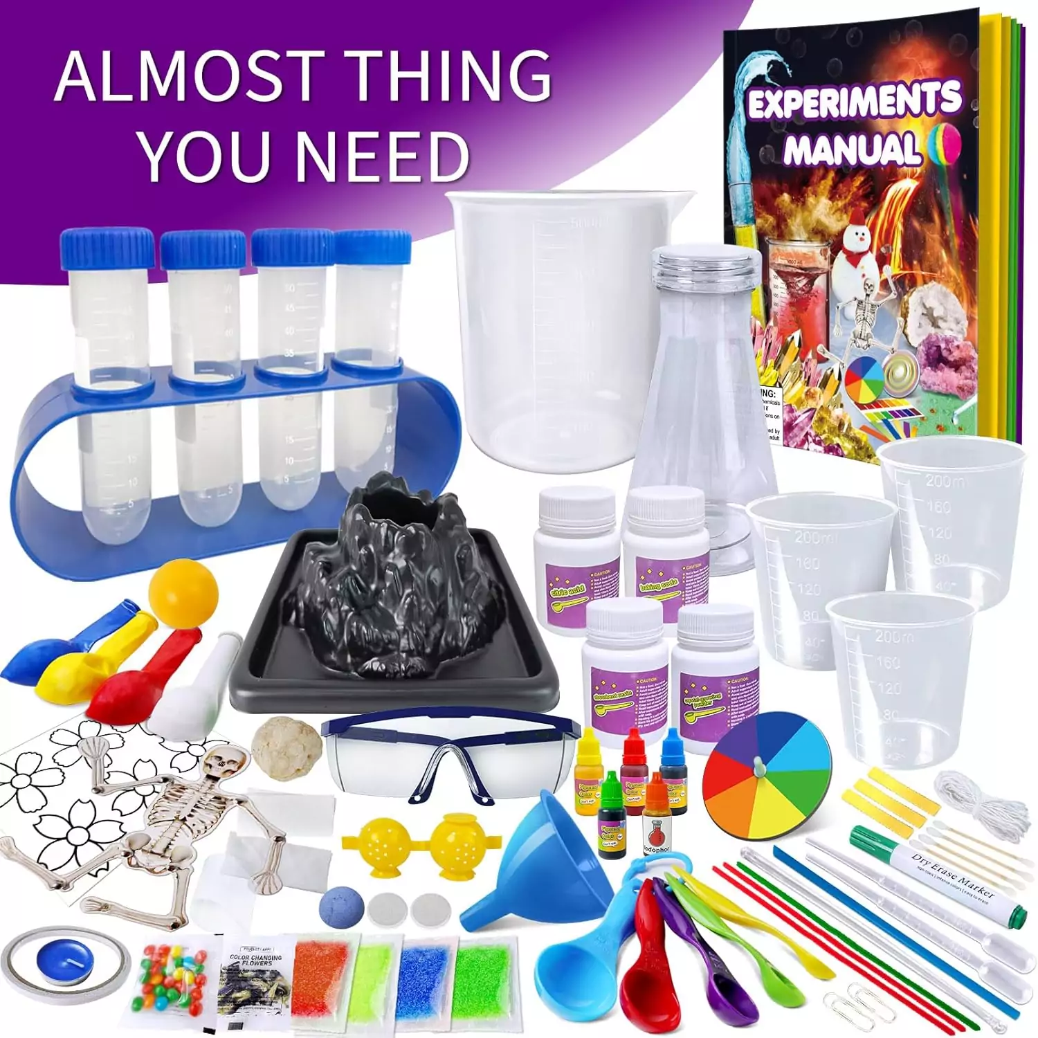 Explore the Unglinga 150 Science Kits, featuring diverse chemistry experiments, perfect STEM gifts to inspire young scientists and educators.