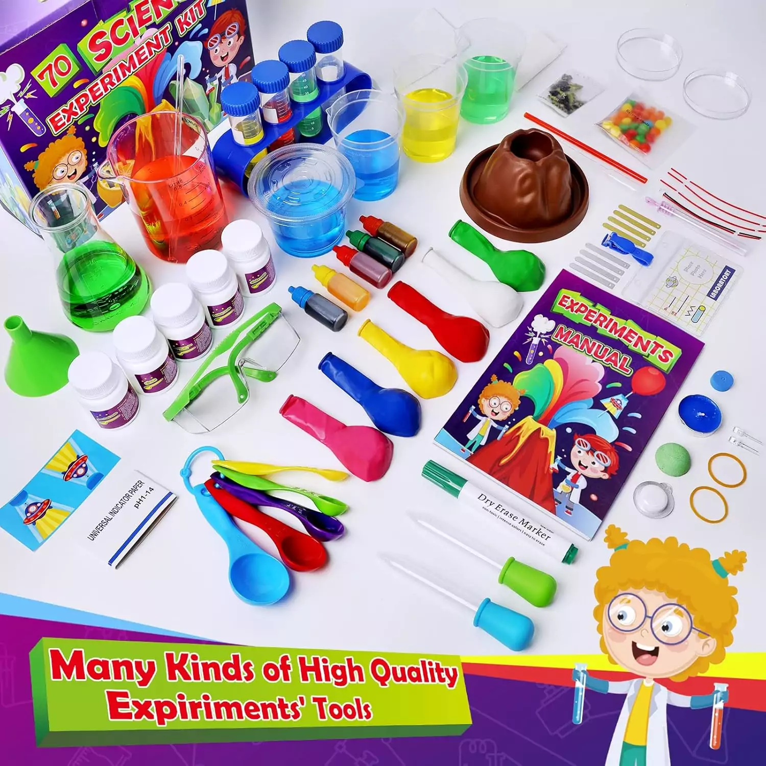 Unglinga Science Lab Kit for Kids fosters learning with engaging educational experiments, making it an ideal gift for young aspiring scientists and educators.