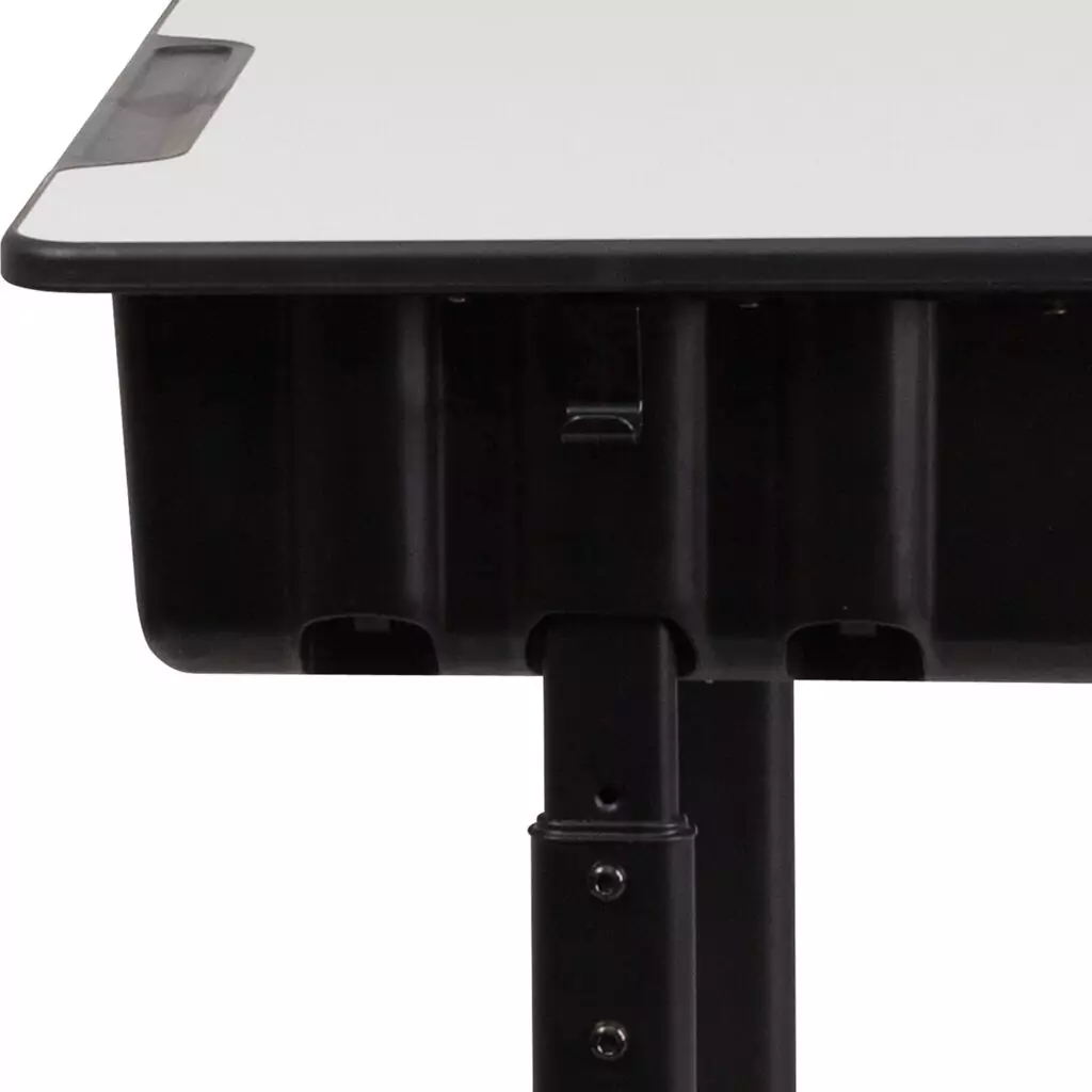 Height Adjustable Desk ideal for Classroom and Remote Learning; boosts productivity with ergonomic design; perfect for students and teachers.