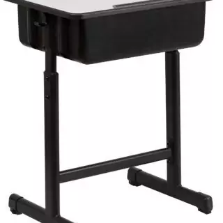 Height-Adjustable Student Desk: Ergonomic and Ideal for Classrooms or Remote Learning, Promoting Comfort and Versatility in Educational Environments