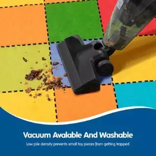 Colorful 7.5x13ft Classroom Rug for Dynamic Learning Spaces; Comfortable and Inviting Carpet Enhances Educational Environments and Student Engagement