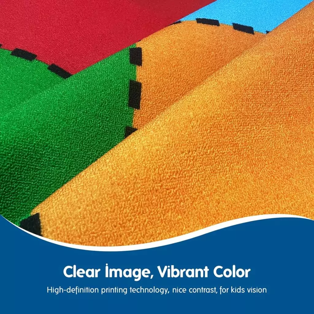 Colorful Classroom Seating Rug Enhancing Interactive Learning, 7.5x13ft: Boosts Student Engagement and Creates a Welcoming Educational Space.