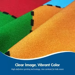 Colorful Classroom Seating Rug Enhancing Interactive Learning, 7.5x13ft: Boosts Student Engagement and Creates a Welcoming Educational Space.