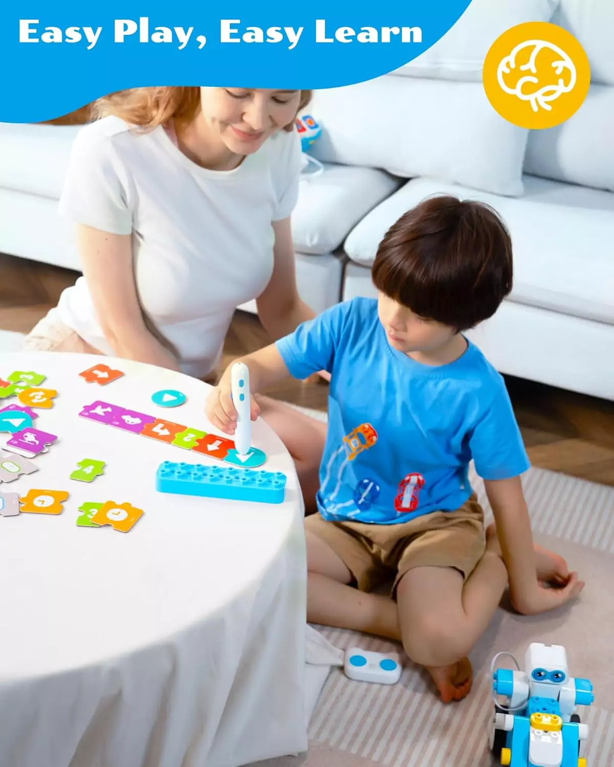 Enhance STEM learning with the WhalesBot B3 Pro Coding Robot Kit. This 24-in-1 educational robot set for kids includes 99 pieces for classroom fun.