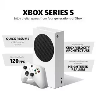Xbox Series S Console Bundle with 3-Month Game Pass Ultimate offers extensive gaming options and lifestyle features, providing access to hundreds of immersive games.