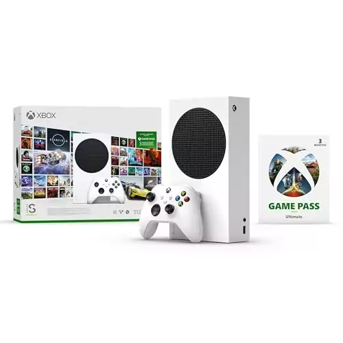 Xbox Series S Bundle includes 3-Month Game Pass Ultimate, offering enhanced gaming with an immersive experience and extensive game library access.