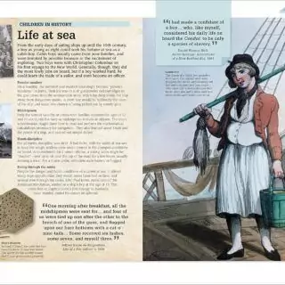 World History Timeline illustration spans Stone Age to Digital Era, designed as an educational guide for kids and teachers.