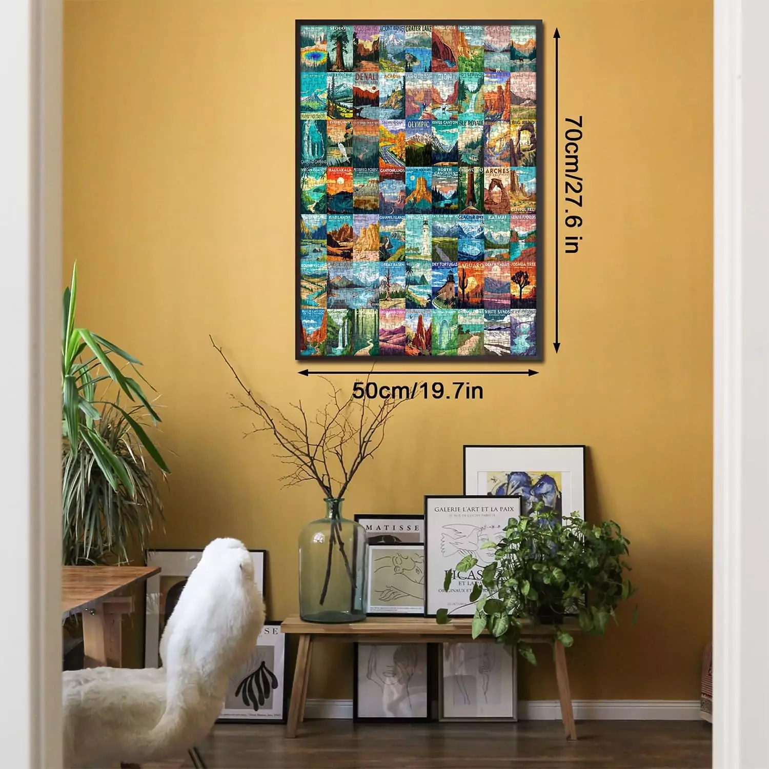 Explore Zion National Park with this 1000-piece puzzle, perfect for educational travel enthusiasts seeking a captivating landscape challenge.