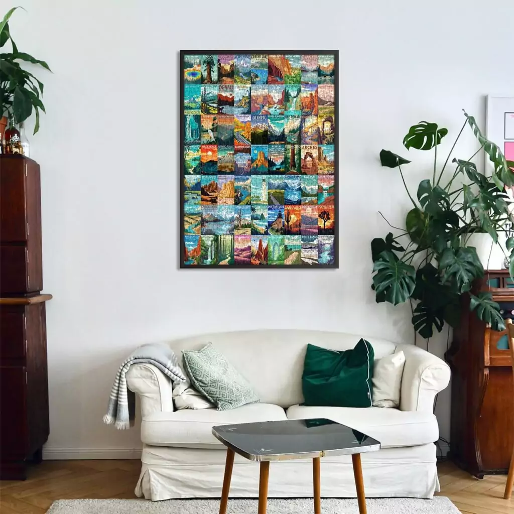 Explore the stunning Zion National Park with this 1000-piece puzzle, perfect for educators and travel enthusiasts seeking a unique learning experience.