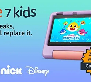 Top-rated 7-inch Fire Kids Tablet for ages 3-7, available on Amazon, featuring a vibrant display and interactive learning mode. Perfect educational tool.