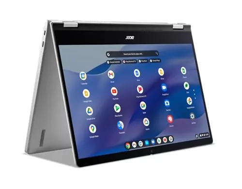 Acer Chromebook Spin 514 offers a 14-inch FHD touchscreen powered by AMD Ryzen 5, ideal for educational purposes, combining performance and versatility.