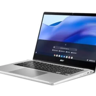 Acer Chromebook Spin 514 with AMD Ryzen 5, featuring a 14" FHD touchscreen, ideal for educators and students seeking performance and versatility.