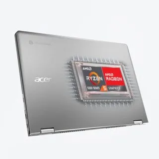 Efficient Acer Chromebook Spin 514 for Education: AMD Ryzen 5, 14-inch FHD Touchscreen, Sleek Design for Students and Teachers.