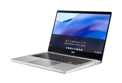 Acer Chromebook Spin 514 with AMD Ryzen 5, featuring a 14" FHD touchscreen, ideal for educators and students seeking performance and versatility.