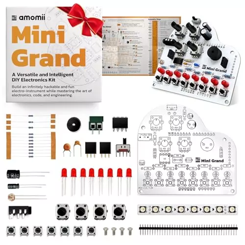 DIY Soldering Kit: Programmable Music Shield for Arduino UNO. Ideal for education workshops; enhance learning with interactive musical coding projects.
