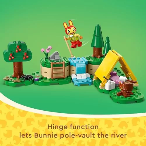 Engage in imaginative outdoor adventures with the Animal Crossing bunny-themed playset, designed to inspire creativity and fun for children.