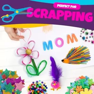 Blue Squid Arts & Crafts Kit for Kids: 2000-piece XXL creative supplies bundle for colorful and imaginative fun, perfect for sparking creativity.