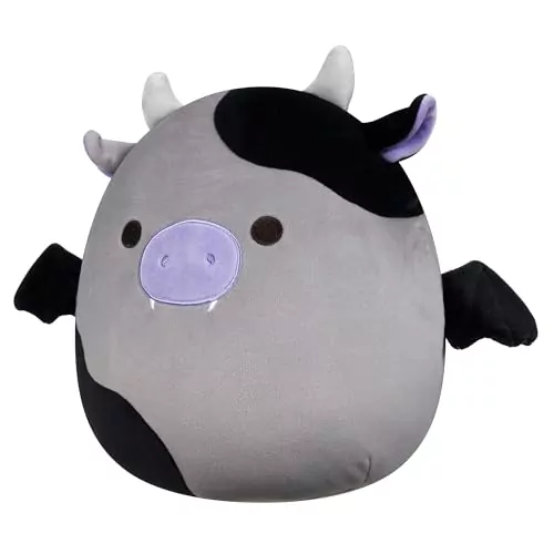 Bridgette the Cow Bat - 12 Inch Plush Hugging Buddy: Perfect Educational Toy for Teachers and Kids, Offers Fun and Learning in Classroom Environments.