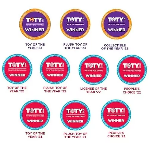 Bridgette 12-Inch Plush Cow Bat is a perfect educational play and cuddle companion in stylish grey and black for learning and hugging fun.