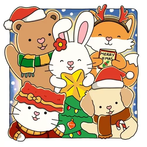 Christmas Coloring Book with Festive Designs: Perfect for Relaxation and Boosting Creativity, Ideal for Holiday Fun and Skill Development