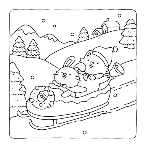 Cozy Christmas Vibes: A Coloring Book Featuring Festive Winter Designs Perfect for Relaxation and Embracing the Holiday Spirit