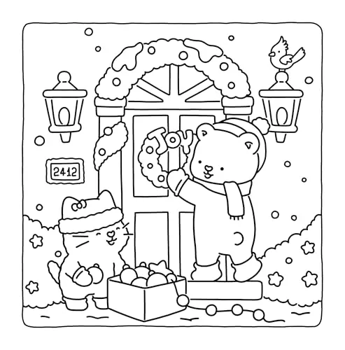 Cozy Christmas Vibes Coloring Book offers festive winter designs for relaxation and education, perfect for enhancing your holiday creativity and learning.