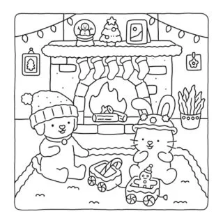 Experience the Cozy Christmas Vibes with our Festive Winter Coloring Book, designed to enhance relaxation and learning through intricate designs.