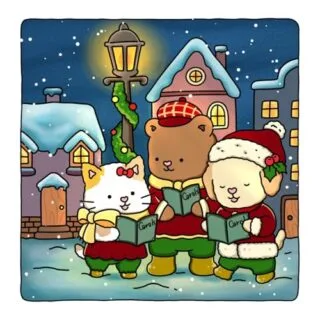 Relax with the Festive Winter Designs Coloring Book, perfect for enjoying cozy Christmas vibes while enhancing your creativity and learning skills.