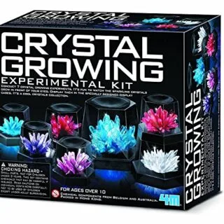 STEM Crystal Growing Science Kit: Inspiring DIY Experiment for Kids to Explore Chemistry and Learn Science with Hands-On Fun