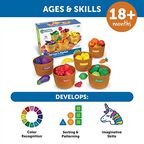 Vibrant STEM Educational Toy Set for Toddlers, Enhances Learning for Kids Aged 18 Months+, Promotes Cognitive Development and Creativity