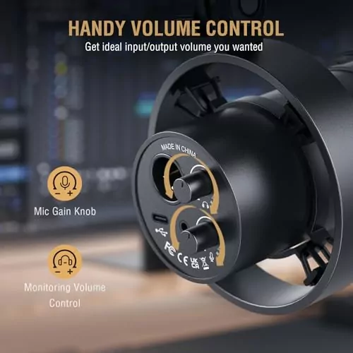 Fifine K688 Podcast Microphone Kit for Educators features a dynamic USB XLR mic with boom arm, ideal for professional podcasting and online teaching.